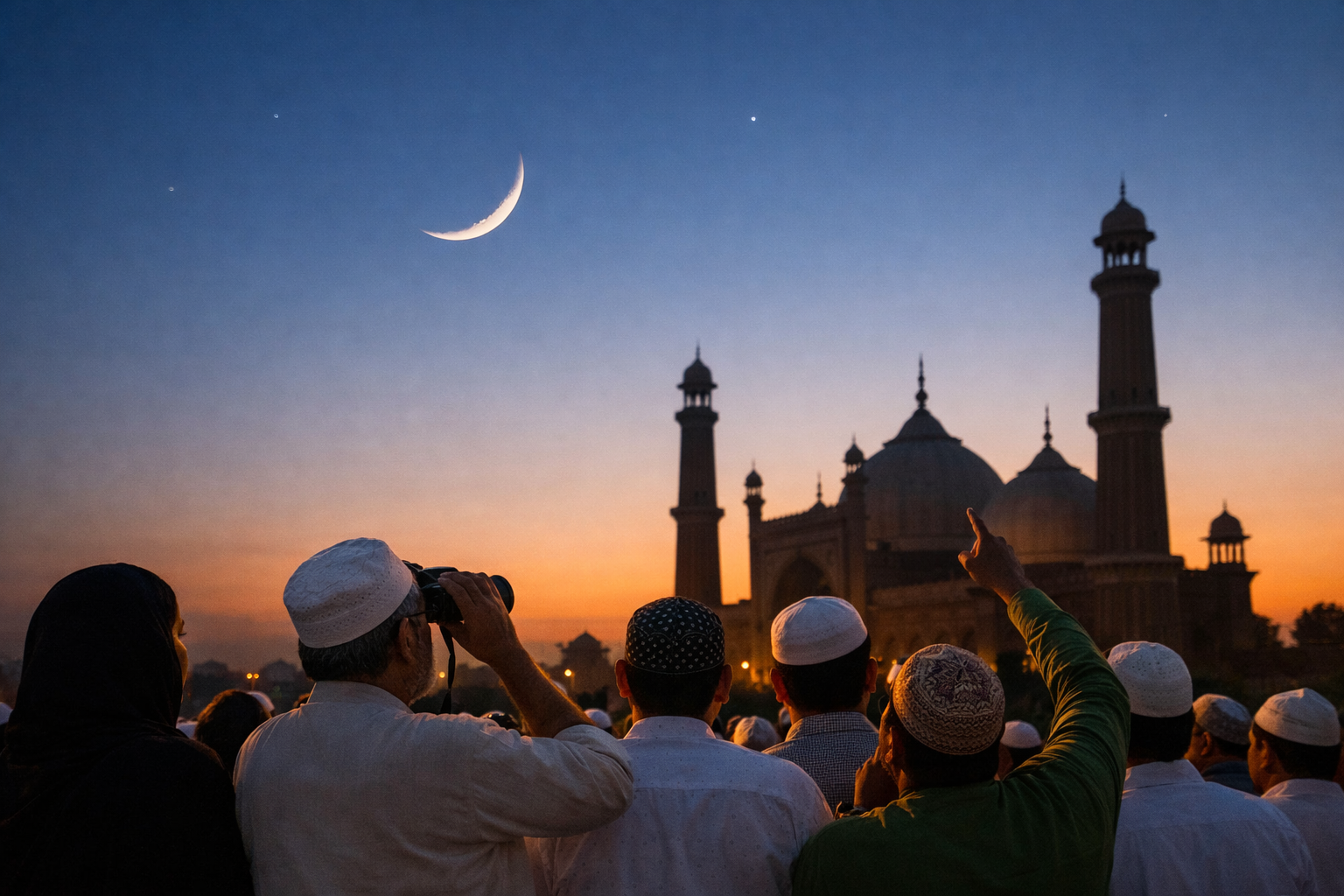 Eid Al Fitr 2026 नमाज अदा करते लोग मस्जिद में