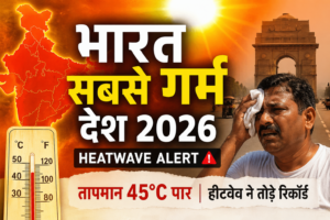 भारत इस सप्ताह बना दुनिया का सबसे गर्म देश: हीटवेव ने तोड़े रिकॉर्ड, जानिए पूरी रिपोर्ट